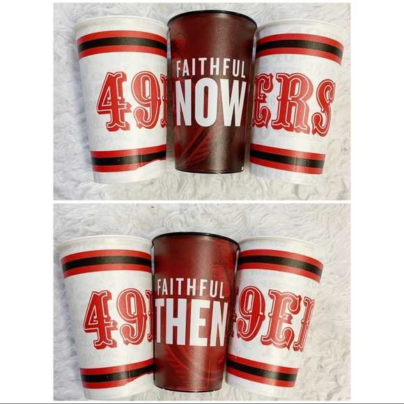 Other - 49ers plastic cup souvenir bundle of 4
